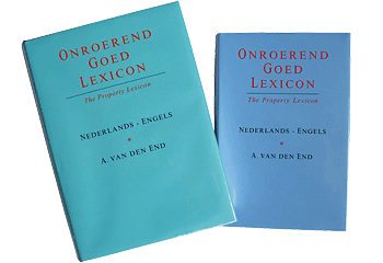 Onroerend Goed Lexicon - The Property Lexicon - Aart van den End